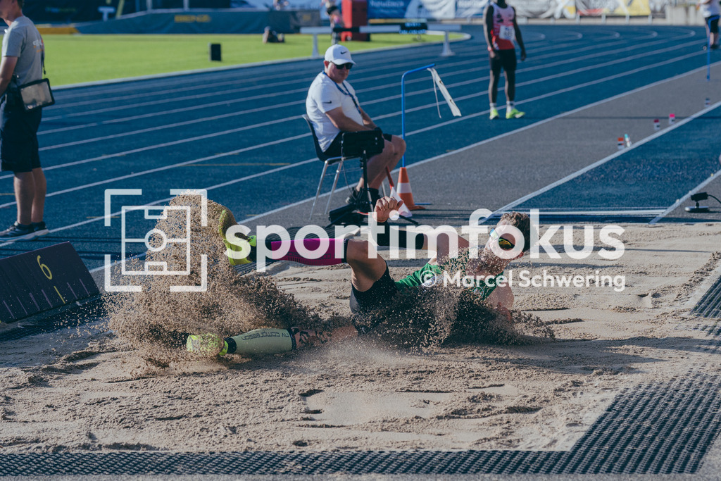 Deutsche Meisterschaften U20 / U16 2026 | Julian Karsten, VfL Wolfsburg, 772, Weitsprung, Deutsche Meisterschaften der U20 &amp; U16 2026, Lohrheidestadion Bochum-Wattenscheid, 10.07.2026. Foto: Marcel Schwering / sportimfokus - Realisiert mit Pictrs.com