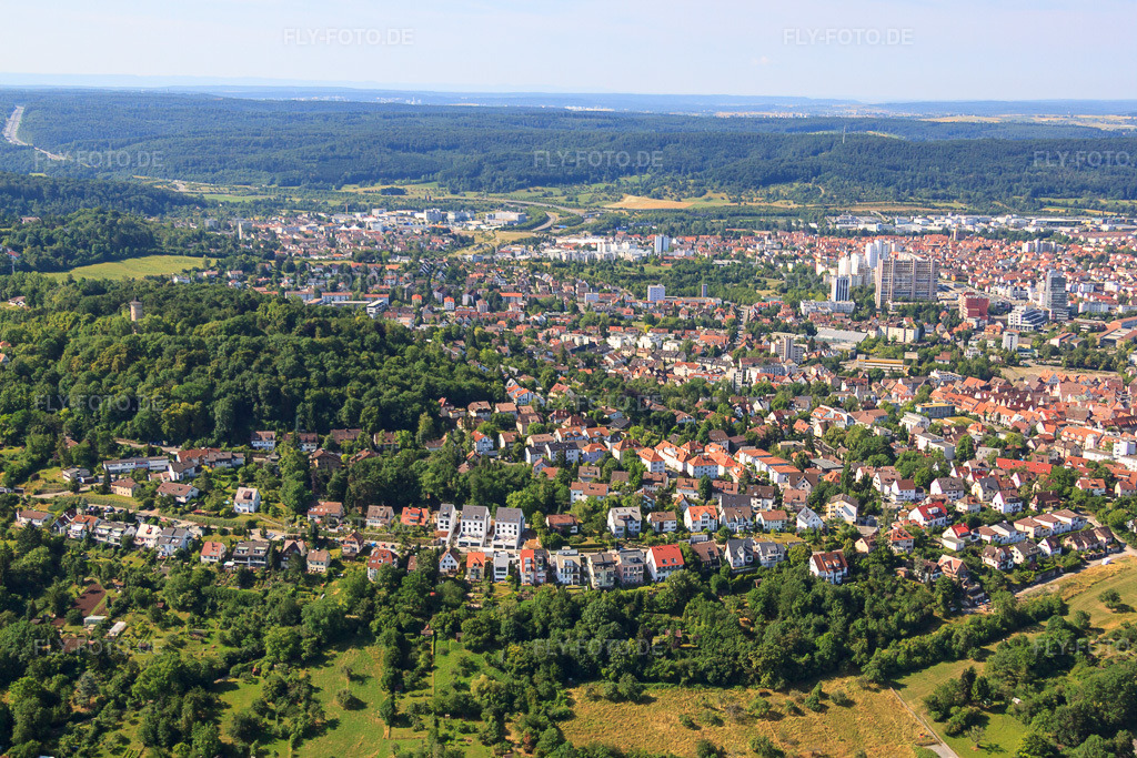 Luftbild: Oberer Schützenrain in Leonberg im Bundesland Baden-Württemberg in Deutschland. Foto: IMG_70052.jpg vom 06.07.2014 durch Werner Riehm/FLY-FOTO.de – Auflösung des Originals: 4752 x 3168 px