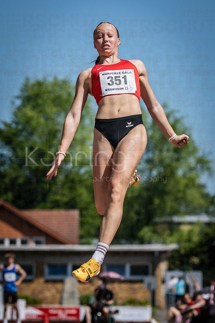 B&amp;S Kurpfalz Gala; Weinheim, 23.05.2026 | WEINHEIM, GERMANY - MAY 24: Deborah Achleitner (AUT/Österreich) during the B&amp;S Kurpfalz Gala am 23.05.2026 at the  Sepp-Herberger-Stadium in Weinheim (Baden-Wuerttemberg / Germany).