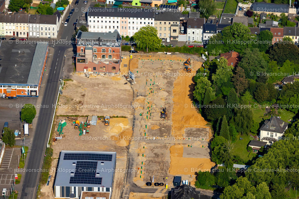 Luftbild Viersen-3522 (3) | Luftbildfotografie und Luftbild Mönchengladbach Luftbild Wohngebiets- Baustelle Wohngebiet einer Mehrfamilienhaussiedlung " Maria-Hilf- Terrassen " in Mönchengladbach - Realisiert mit Pictrs.com