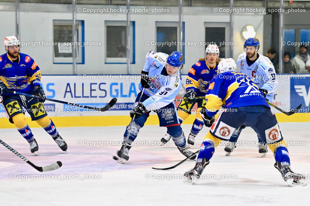 ESC Steindorf vs. HC Kufstein Dragons 25.2.2023 | #91 Kravanja Kristian, #51 Hager Patrick, #88 Hrazdira David, #57  Wilfan Franz