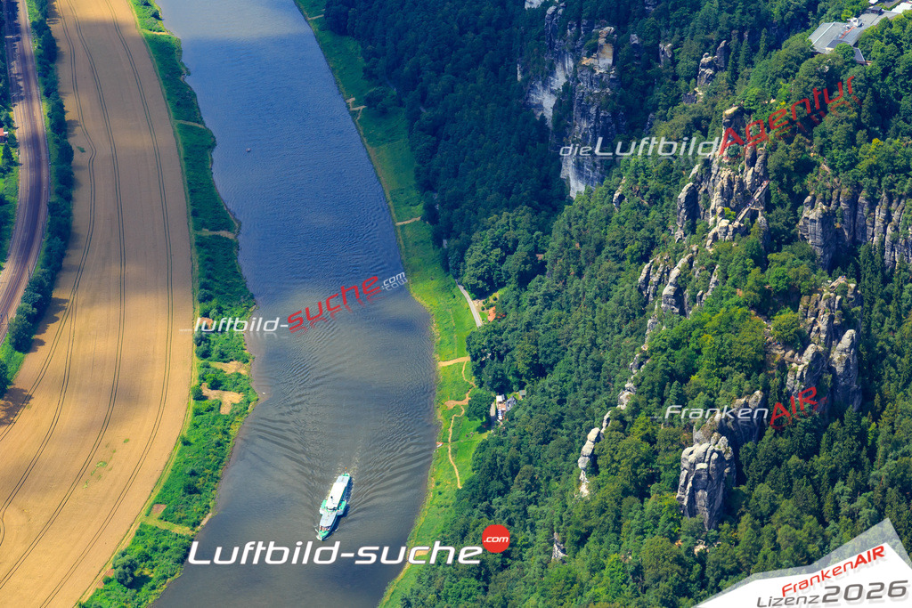 Die Luftaufnahme Bastei - Rathen wurde vom UL-Flugzeug (keine Drohne) aus fotografiert.Hohe Druck- Auflösung-die Geschenkidee!