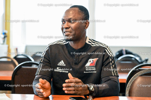 AUT, Alfred Vorderwinkler, Schiedsrichter | 19.04.2023, Wels, AUT, Alfred Vorderwinkler, im Bild Alfred Vorderwinkler (Schiedsrichter Ooe Fussballverband)