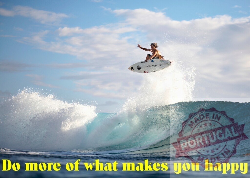 Surfer launching aerial trick above ocean wave. T-Shirt design | Young surfer performing an aerial maneuver, flying high above a breaking ocean wave - Realized with Pictrs.com