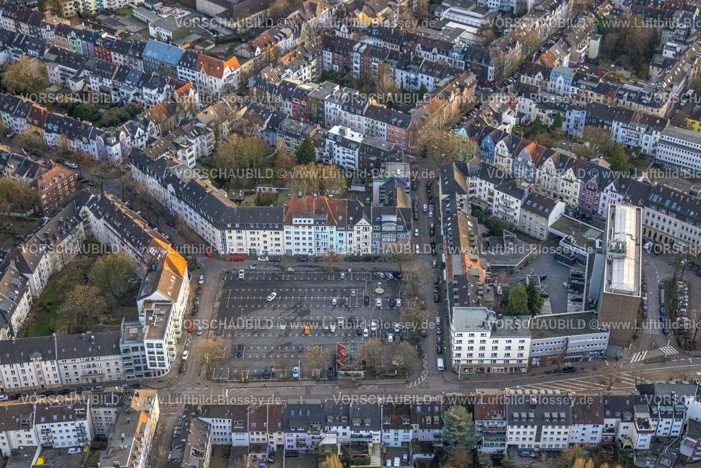 Essen230101701 | Luftbild, Rüttenscheider Markt, Rüttenscheid, Essen, Ruhrgebiet, Nordrhein-Westfalen, Deutschland