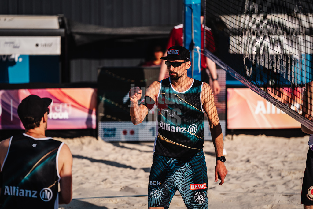 Beachvolleyball | Männer | Allianz German Beach Tour 2025 | Tourstop Bremen | 12.06.2025 | Jonathan Erdmann jubelt