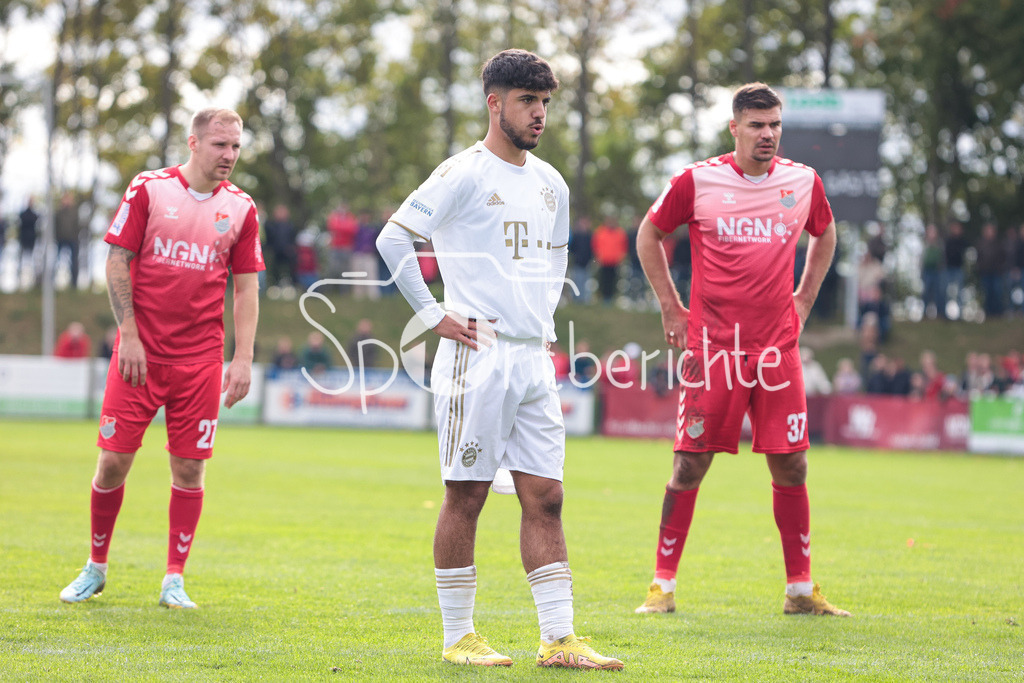 TSV Aubstadt - FC Bayern Amateure | Eyuep AYDIN (FCB #6) beim Elfmeter, den er verschiesst
