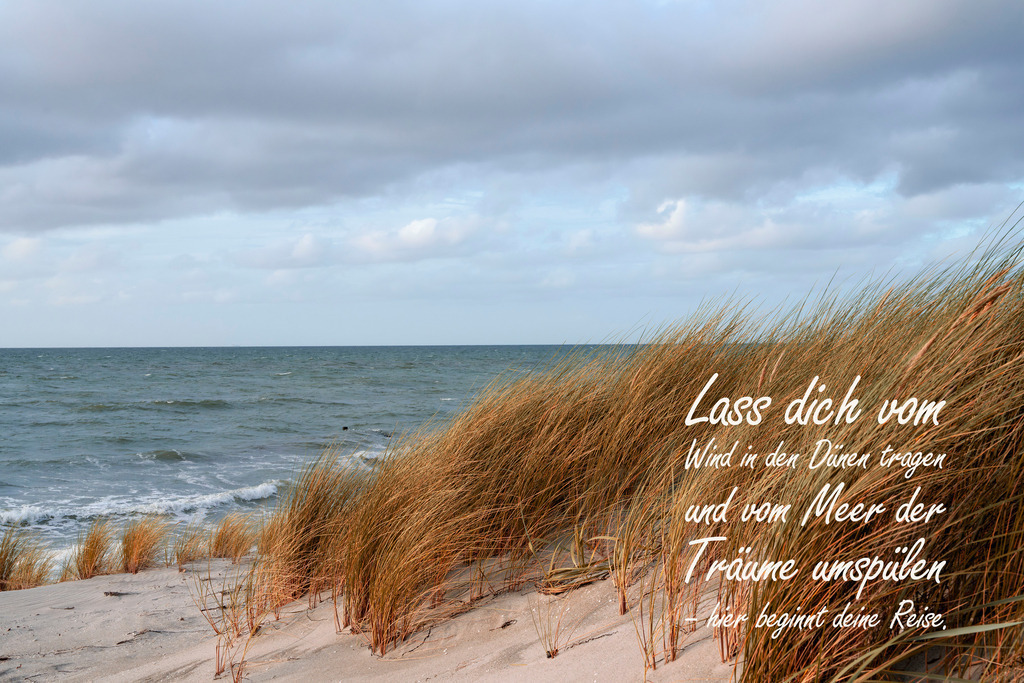 Meer Kalender 2026 - Ostseemotiv mit Text | Gestalten Sie Ihr Zuhause mit einzigartigen Bildern von Ostsee u. Nordsee – als Leinwandbild, Acryl, Alu-Dibond oder FineArt Hahnemühle, individuell anpassbar.