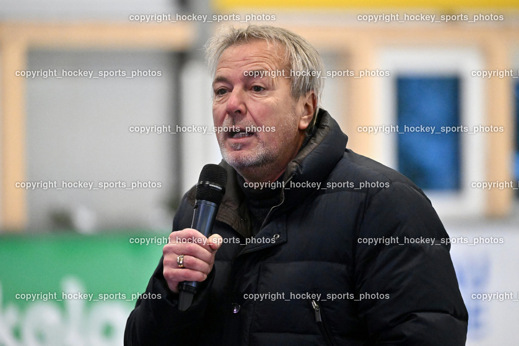 Eishallen Eröffnung Eberstein | Sport Presse Klub Kärnten Marijan VELIK, Eishallen Eröffnung Eberstein, Eishallen Eröffnung Eberstein am 07.12.2024 in Eberstein (Halle Eberstein), Austria, (Photo by Bernd Stefan)