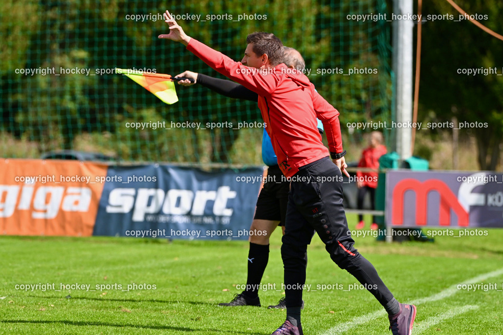 SV Rothentuhurn vs. URC Thal Assling | Headcoach SV Rothenthurn Hannes Truskaller, SV Rothentuhurn vs. URC Thal Assling, SV Rothentuhurn vs. URC Thal Assling am 15.09.2024 in Rothenthurn (Sportplatz Rothenthurn), Austria, (Photo by Bernd Stefan)