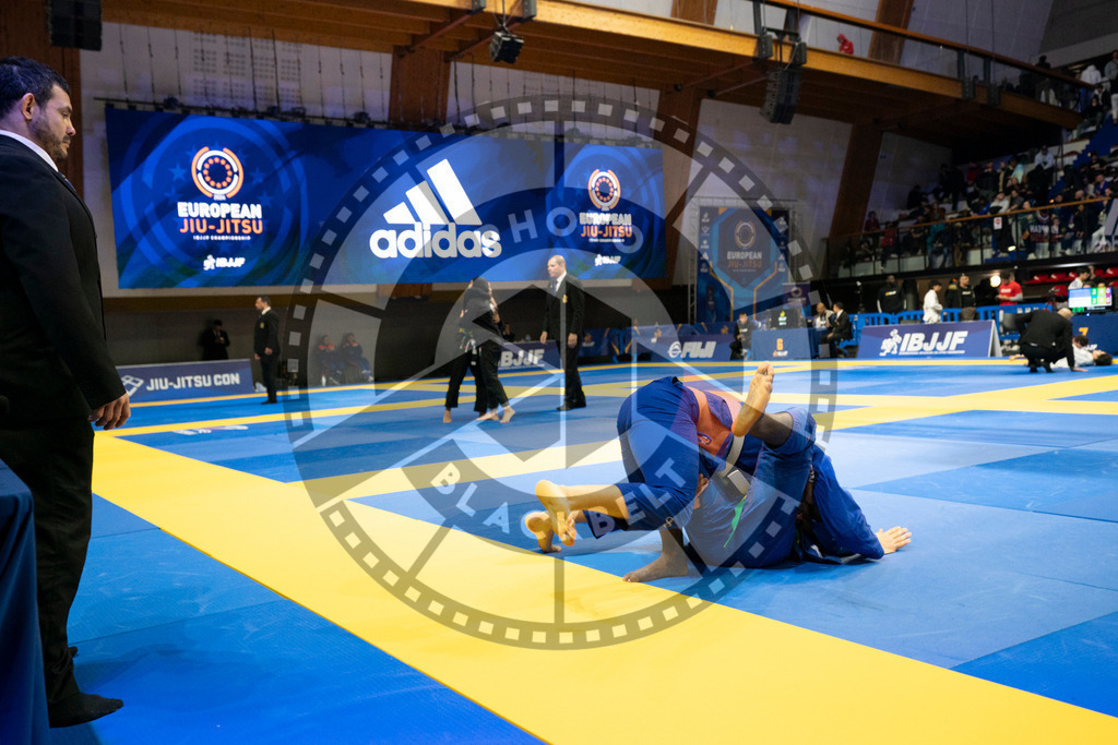 20240119PBB1298 | Fighters compete during the IBJJF European Championship in Paris, France, on January 19, 2024.