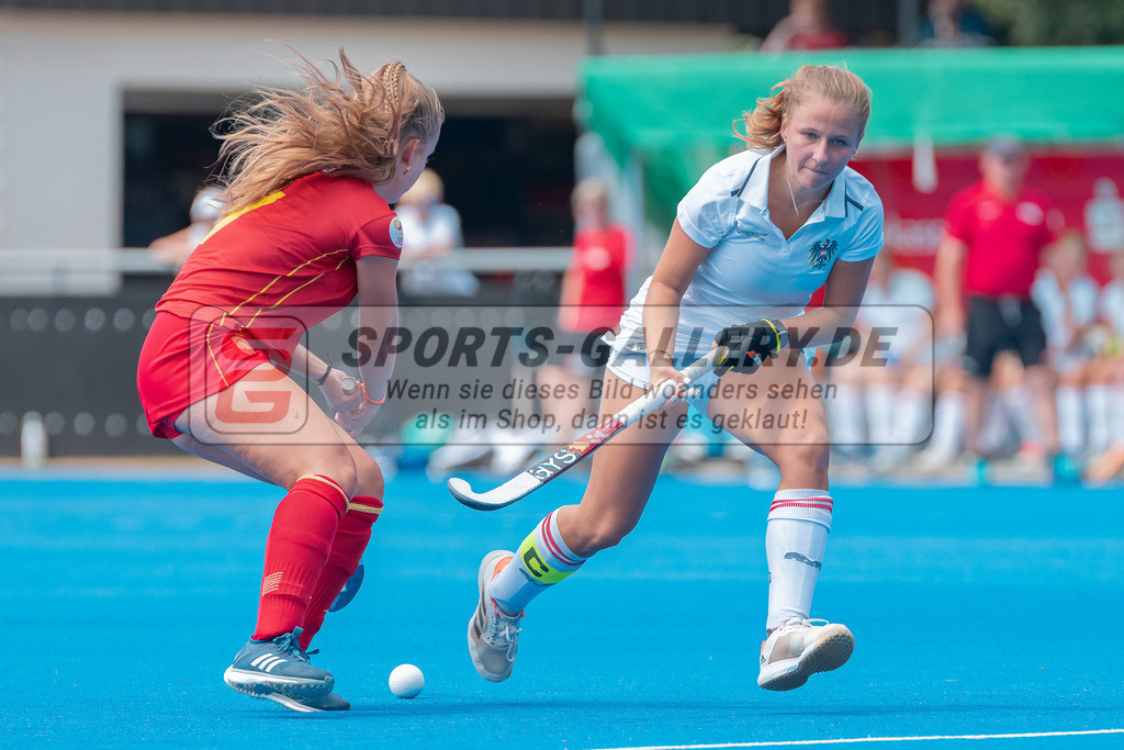 HK_20230710_2-3 | Euro Hockey WU18 Spain - Austria Championship Girls &amp; Boys am 10.7.2023 CHTC , Krefeld ,