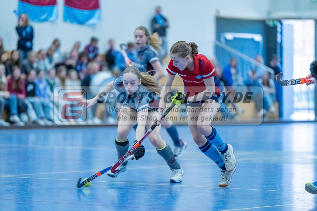 HK_20240303_109273 | Spiel um Platz 3 Deutsche Meisterschaft WU16 am 3.3.2024 Halle DHC, Düsseldorf ,
