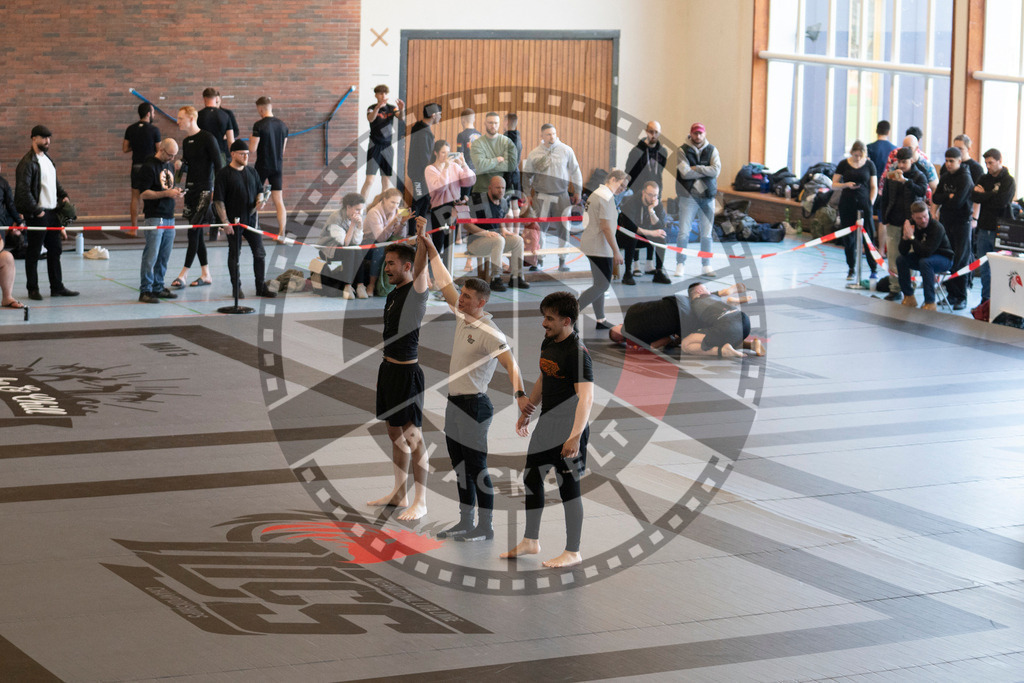 20240309PBB5896 | Fighters compete during the International Luta Livre (ILLCS) Spring Championship in Hannover, Germany, on March 9, 2024.