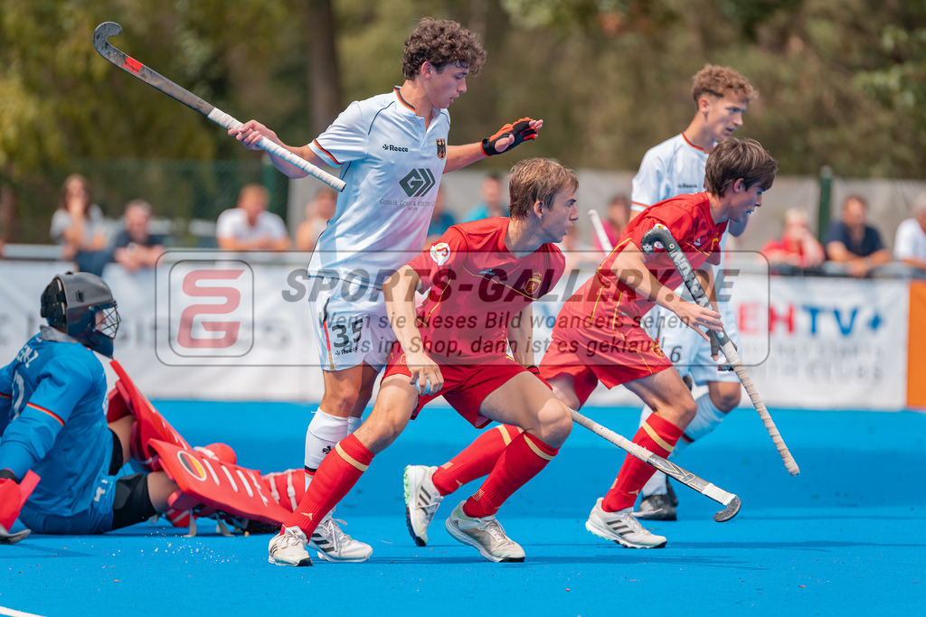 HK_20230715_102519 | Euro Hockey MU18 SF2 Spain vs Germany Championship Girls & Boys am 15.7.2023 CHTC , Krefeld ,