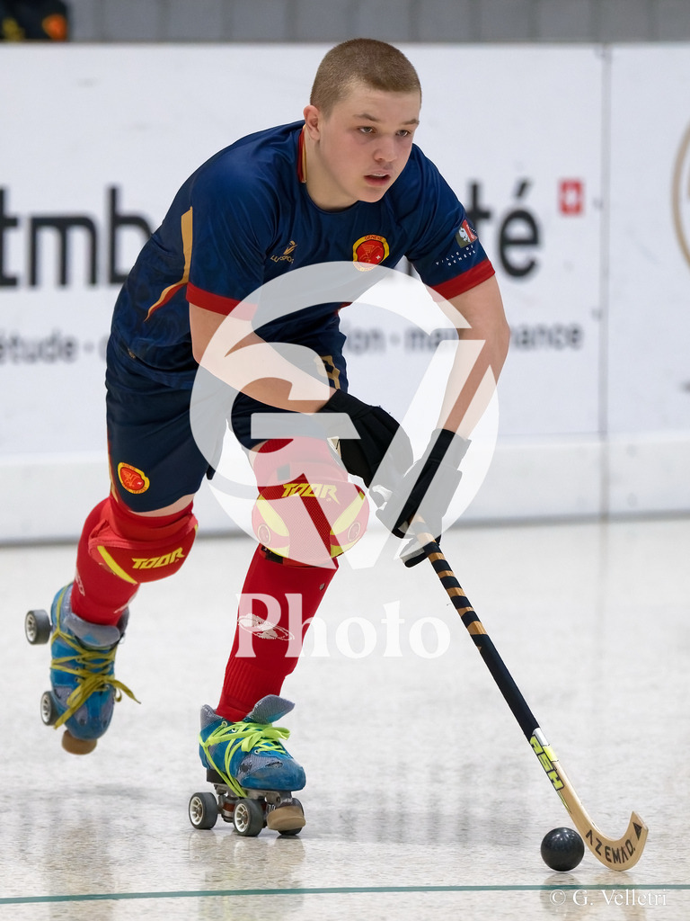 U17  - SC Thunerstern  v Geneve RHC A  |  during the U17  match between SC Thunerstern  and Geneve RHC A  at Centre sportif de la queue d'arve in Geneve, Switzerland