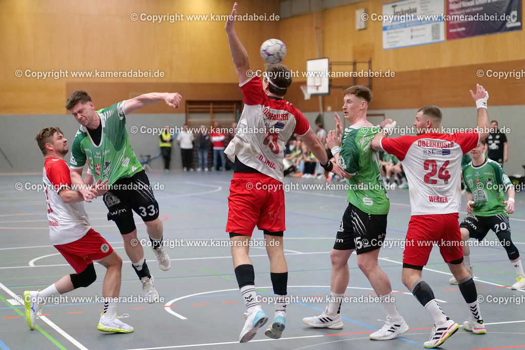 Handball : Verbandsliga Herren: TB Oberhausen - RW Oberhausen  am 12.04.2026 in Oberhausen. | Handball : Verbandsliga Herren: TB Oberhausen - RW Oberhausen  am 12.04.2026 in Oberhausen. - Realisiert mit Pictrs.com