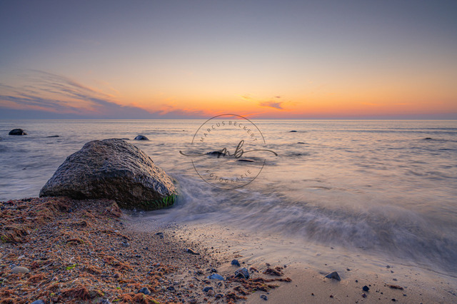 Blaue Stunde an der Ostsee | Langzeitbelichtung nach Sonnenuntergang zur Blauen Stunden auf der Insel Ostsee