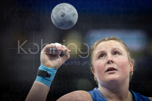 ISTAF Indoor; Duesseldorf, 24.01.2026 | DUESSELDORF, GERMANY - JANUARY 24:  Julia Ritter (GER) during the shot put competition of the ISTAF Indoor Dusseldorf at PSD Bank Dome on January 24, 2026 in Duesseldorf, Germany. 