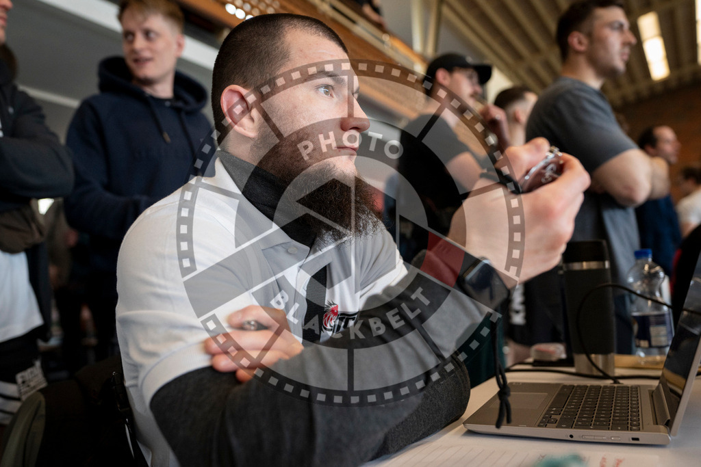 20240309PBB6837 | Fighters compete during the International Luta Livre (ILLCS) Spring Championship in Hannover, Germany, on March 9, 2024.