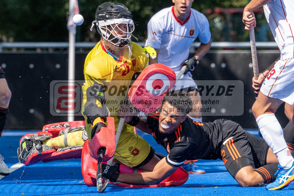 SFE_20230716_0191 | EuroHockey EM U18 Boys 3th 4th Netherlands vs Spain am 16.07.2023 in Krefeld (Gerd-Wellen-Hockeyanlage), Photo: Stephan Fehrmann 2023 (Sports-Gallery)