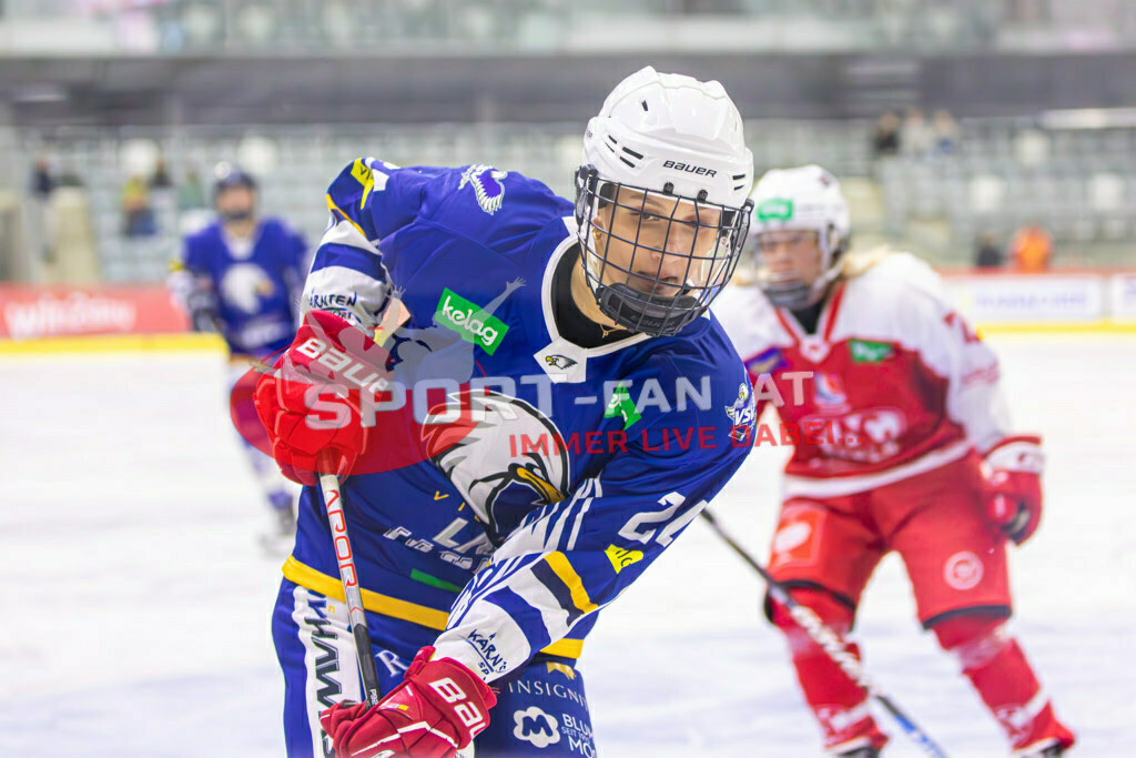 Eishockey DEBL 2023/24 | Eishockey DEBL 2023/24, KAC Frauen - Villach Lady Hawks am 27.09.2023 in Klagenfurt (Heidi Horten Arena), Austria, (Photo by Ernst Krawagner sport-fan.at) - Realisiert mit Pictrs.com