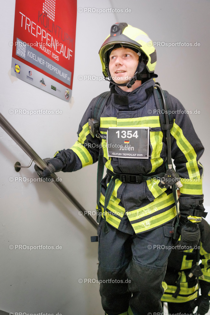 KölnTurm Treppenlauf; Köln, 03.08.2025 | Impressionen vom KölnTurm Treppenlauf am 03.08.2025 in Köln (Nordrhein-Westfalen). 