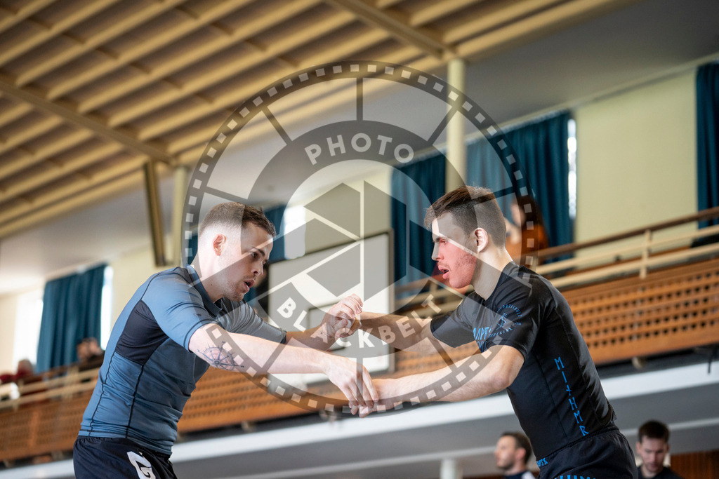 20240309PBB6048 | Fighters compete during the International Luta Livre (ILLCS) Spring Championship in Hannover, Germany, on March 9, 2024.