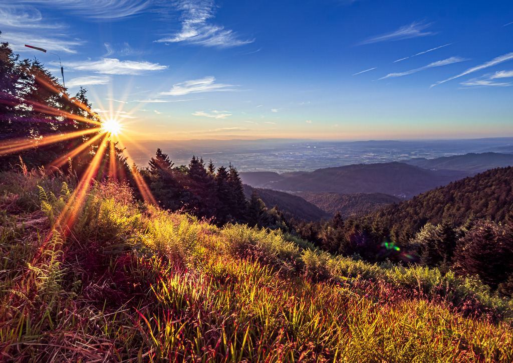 MPI_Sunset_0054 | Sonnenuntergang auf dem Hochblauen bei Badenweiler - Realisiert mit Pictrs.com