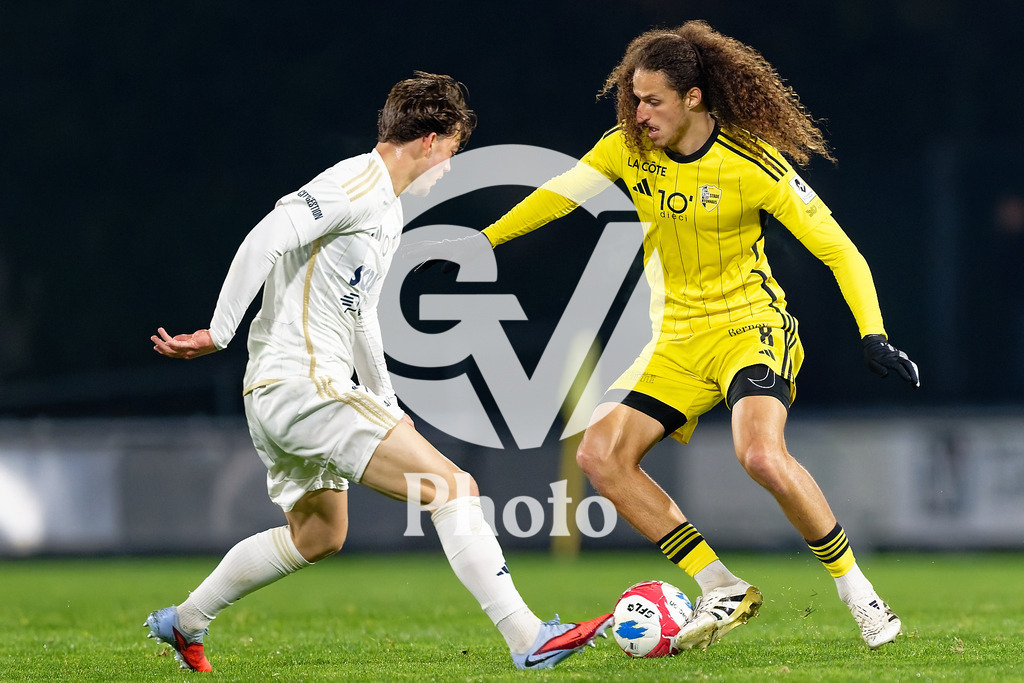 dieci Challenge League - FC Stade Nyonnais v Etoile Carouge FC |  during the dieci Challenge League match between FC Stade Nyonnais and Etoile Carouge FC at Centre sportif de Colovray in Nyon, Switzerland