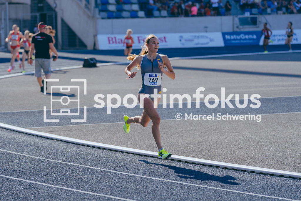 Deutsche Meisterschaften U20 / U16 2026 | Lera Miller, VfL Löningen, 769, 1500-Meter-Lauf, Deutsche Meisterschaften der U20 &amp; U16 2026, Lohrheidestadion Bochum-Wattenscheid, 10.07.2026. Foto: Marcel Schwering / sportimfokus - Realisiert mit Pictrs.com