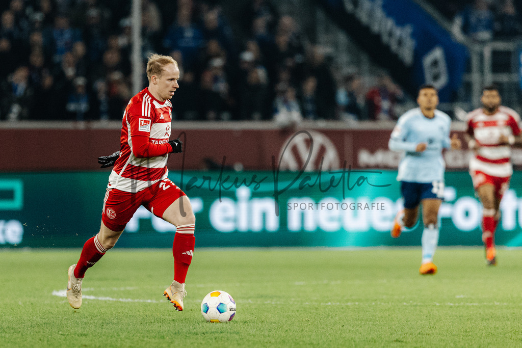 2. Bundesliga, Saison 2023/24, 25. Spieltag: Fortuna Düsseldorf - Hamburger SV | Düsseldorf, 08.03.2024: 2. Bundesliga, 25. Spieltag, Fortuna Düsseldorf gegen Hamburger SV in der Merkur Spiel-Arena in Düsseldorf. Foto: sportfotografie.ms | Markus Paletta - Realisiert mit Pictrs.com