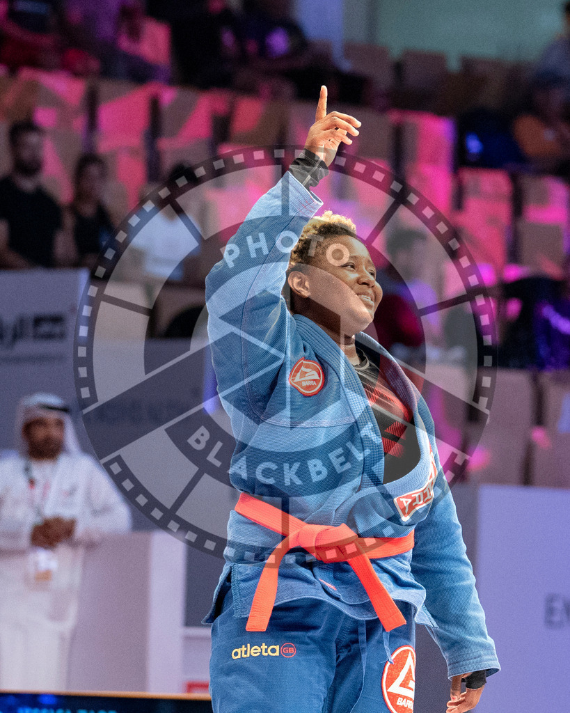 20231106PBB3187 | Fighters compete during the AJP World Master Championship in the Mubadala Arena in Abu Dhabi, Arab United Emirates, on November 6, 2023.