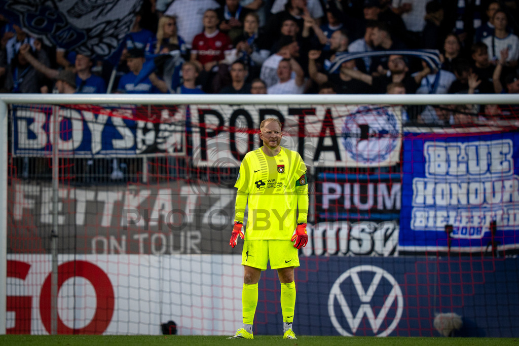 SG Sonnenhof Großaspach vs. Arminia Bielefeld, Fussball, DFB-Pokal, 1. Runde, 22.08.2026 | Maximilian Reule (SG Sonnenhof Großaspach, #01),SG Sonnenhof Großaspach vs. Arminia Bielefeld, Fussball, DFB-Pokal, 1. Runde, 22.08.2026,DFB regulations prohibit any use of photographs as image sequences and/or quasi-video