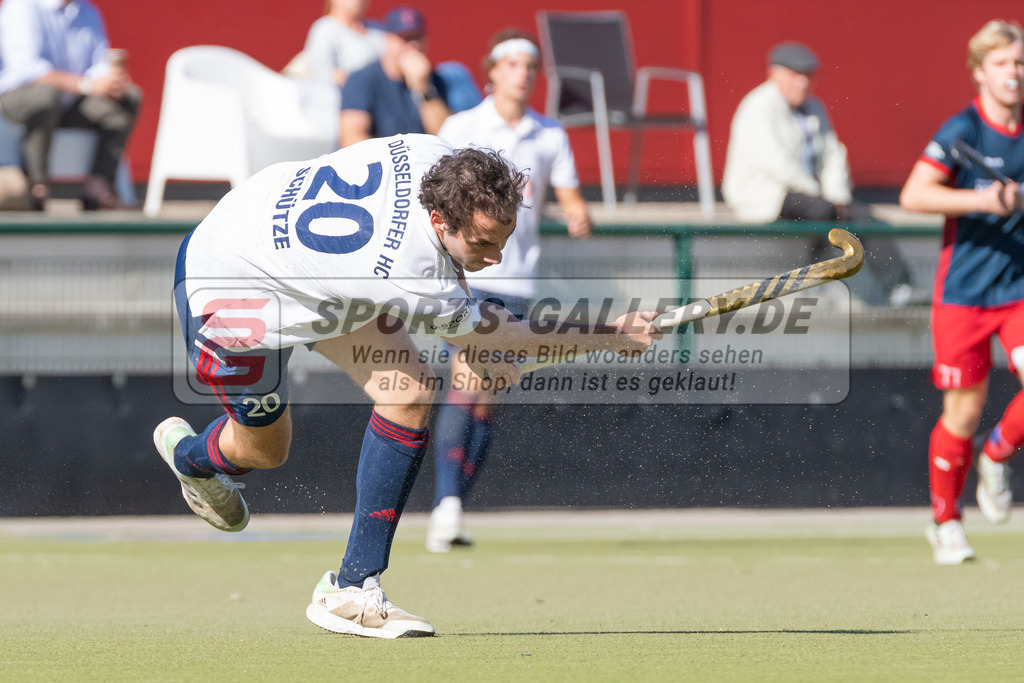 HK_20220925_100274 | 1. Bundesliga Herren Düsseldorfer HC - Berliner HC  am 25.9.2022 DHC Düsseldorf, Düsseldorf , Schütze Fabio ( Düsseldorfer HC #20 )