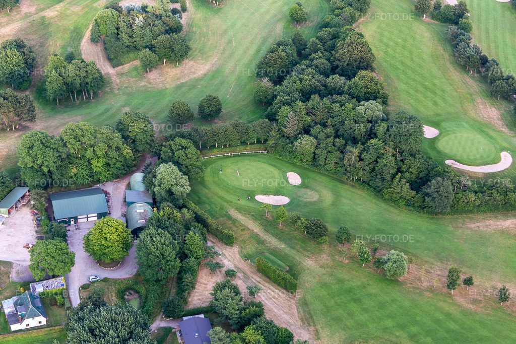 Luftbild: Förde-Golf-Club e.V. Glücksburg im Ortsteil Bockholm in Glücksburg im Bundesland Schleswig-Holstein in Deutschland. Foto: IMG_127879.jpg vom 23.07.2021 durch Werner Riehm/FLY-FOTO.de