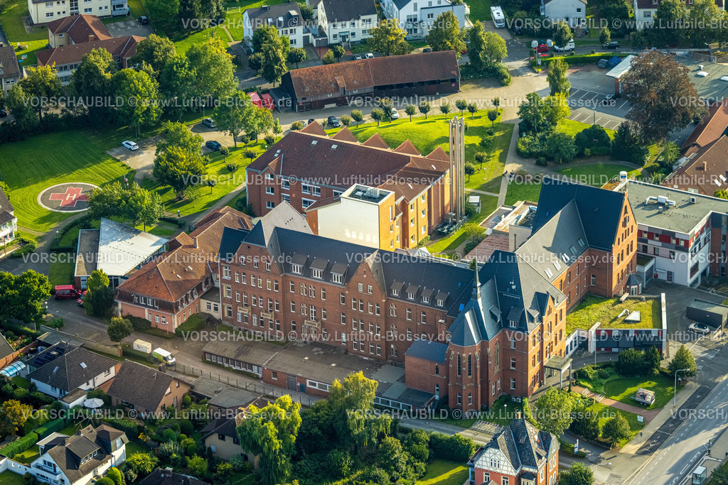 Werl230806966 | Luftbild, Mariannen-Hospital, Werl, Werl-Unnaer Börde, Nordrhein-Westfalen, Deutschland