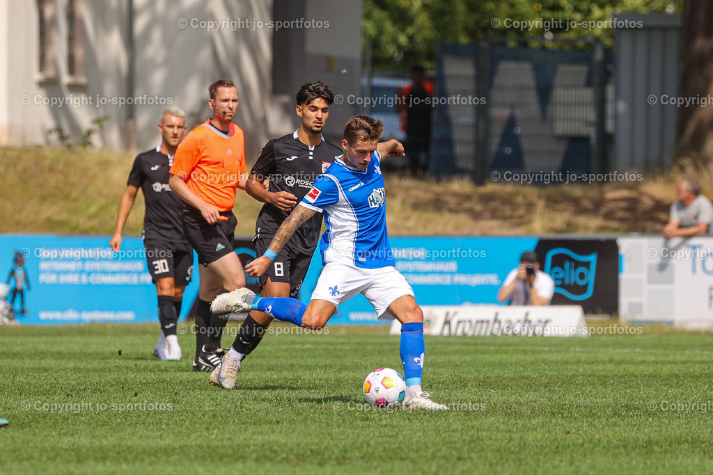 Giessen_Darmstadt (111) | 16.07.2023; Testspiel; Waldstadion Gießen; FC Gießen - SV Darmstadt 98; Ergebnis: 2:0 (0:0)