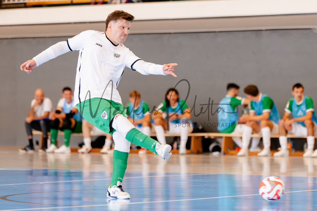 Futsal-Bundesliga, Saison 2025/2026, 4. Spieltag: SC Preußen Münster - SV Pars Neu-Isenburg | Futsal-Bundesliga, Saison 2025/2026, 4. Spieltag, SC Preußen Münster empfängt SV Pars Neu-Isenburg in der Universitäts-Sporthalle in Münster. Foto: sportfotografie.ms | Markus Paletta - Realisiert mit Pictrs.com
