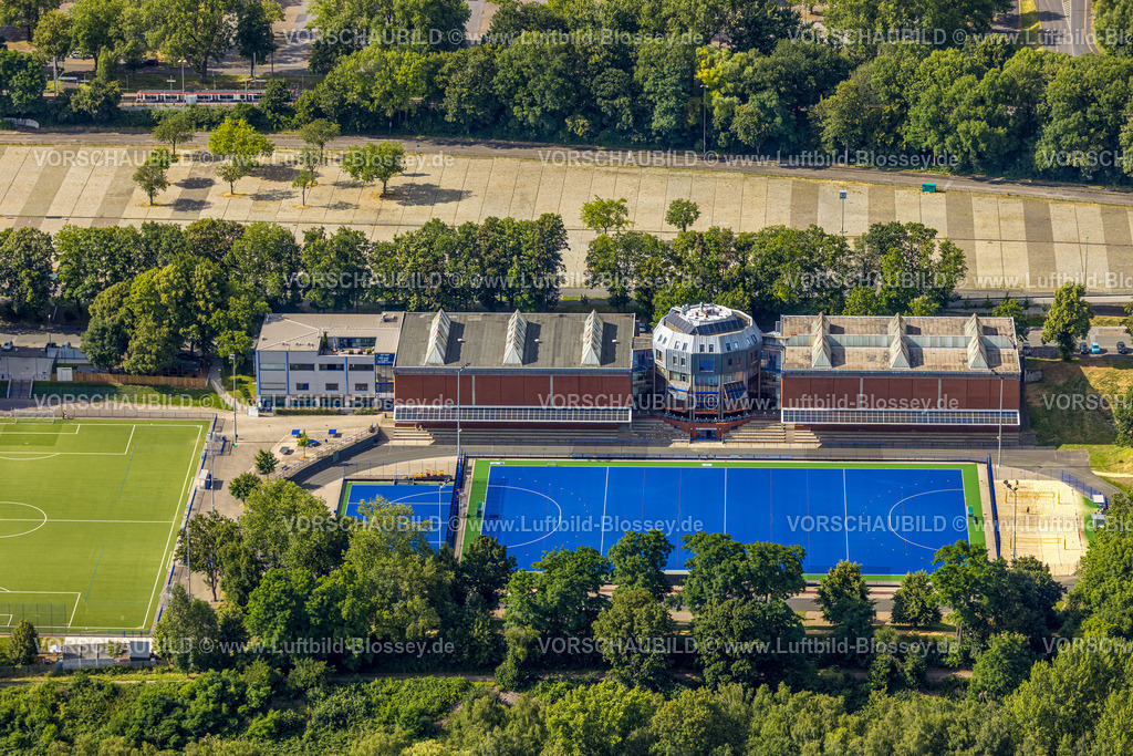 Dortmund230701917 | Luftbild, TSC-Stadion an der Flora des TSC Eintracht Dortmund, Ruhrallee, Dortmund, Ruhrgebiet, Nordrhein-Westfalen, Deutschland