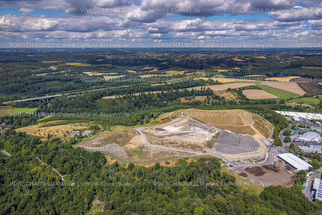 Velbert220803708 | Luftbild, Deponie Plöger Steinbruch Haberstraße, Velbert, Ruhrgebiet, Nordrhein-Westfalen, Deutschland