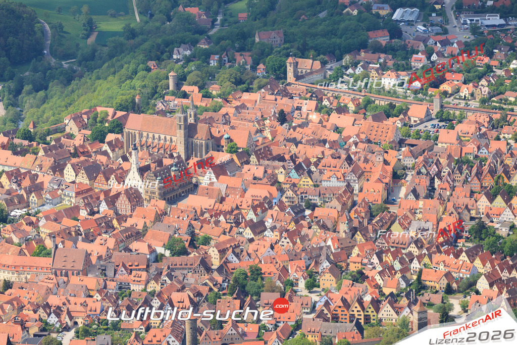 Luftbild von Tourismus Rothenburg-tauber - Luftaufnahme wurde 2015 von https://frankenair.de mittels Flugzeug (keine Drohne) erstellt - die Geschenkidee
