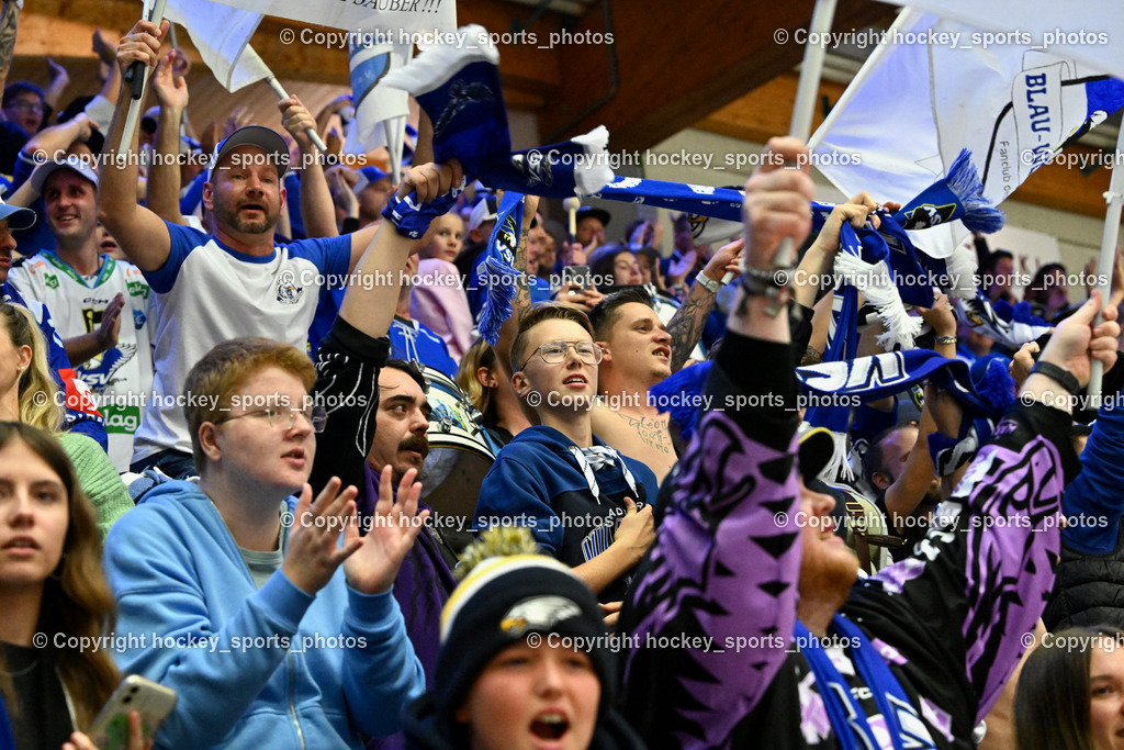 EC IDM Wärmepumpen VSV vs. EC KAC  | Jubel EC VSV Fans, EC IDM Wärmepumpen VSV vs. EC KAC , EC IDM Wärmepumpen VSV vs. EC KAC  am 27.10.2024 in Villach (Stadthalle Villach), Austria, (Photo by Bernd Stefan)