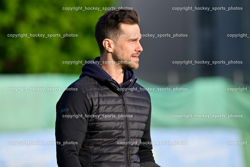 SAK vs. ATUS Velden 19.4.2024 | Headcoach ATUS Velden Marcel Günther Kuster, SAK vs. ATUS Velden 19.4.2024, SAK vs. ATUS Velden am 19.04.2024 in Klagenfurt (Sportpark Welzenegg), Austria, (Photo by Bernd Stefan)