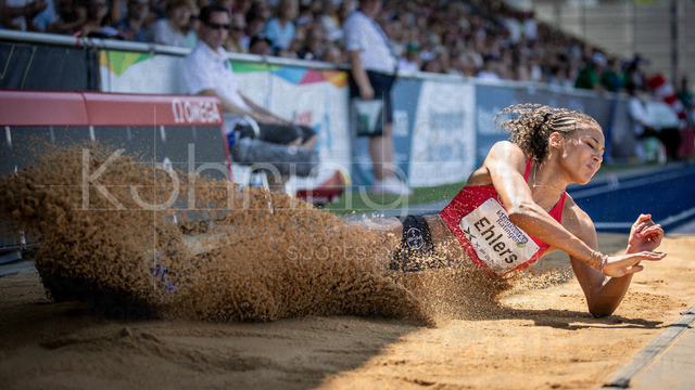 Multisport Event; Ratingen, 28.06.2026 | RATINGEN, GERMANY - JUNE 28, 2026 : Anna-Elisabeth Ehlers (GER / Germany) competing in the heptathlon’s long jump during the Multisport Event at Stadion Ratingen on June 28, 2026 in Ratingen, Germany.