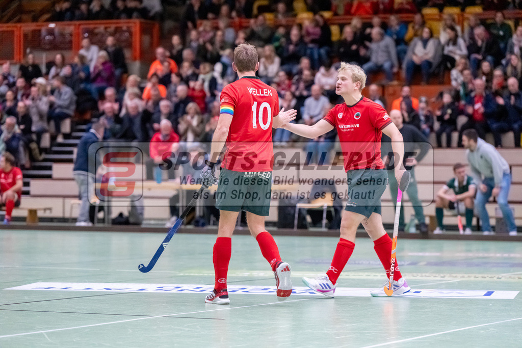 HK_20250110_101264 | 1. Bundesliga Halle Herren Crefelder HTC - Uhlenhorst Mülheim am 10.1.2025 Glockenspitz Halle Krefeld, Krefeld ,