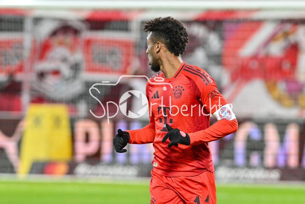RB Salzburg - FC Bayern München | Im Bild FCB Kapitaen Kingsley COMAN (FC Bayern Muenchen 11) / Freisteller / Einzelfoto / Testspiel: RB Salzburg - FC Bayern Muenchen, Red Bull Arena am 06.01.2025