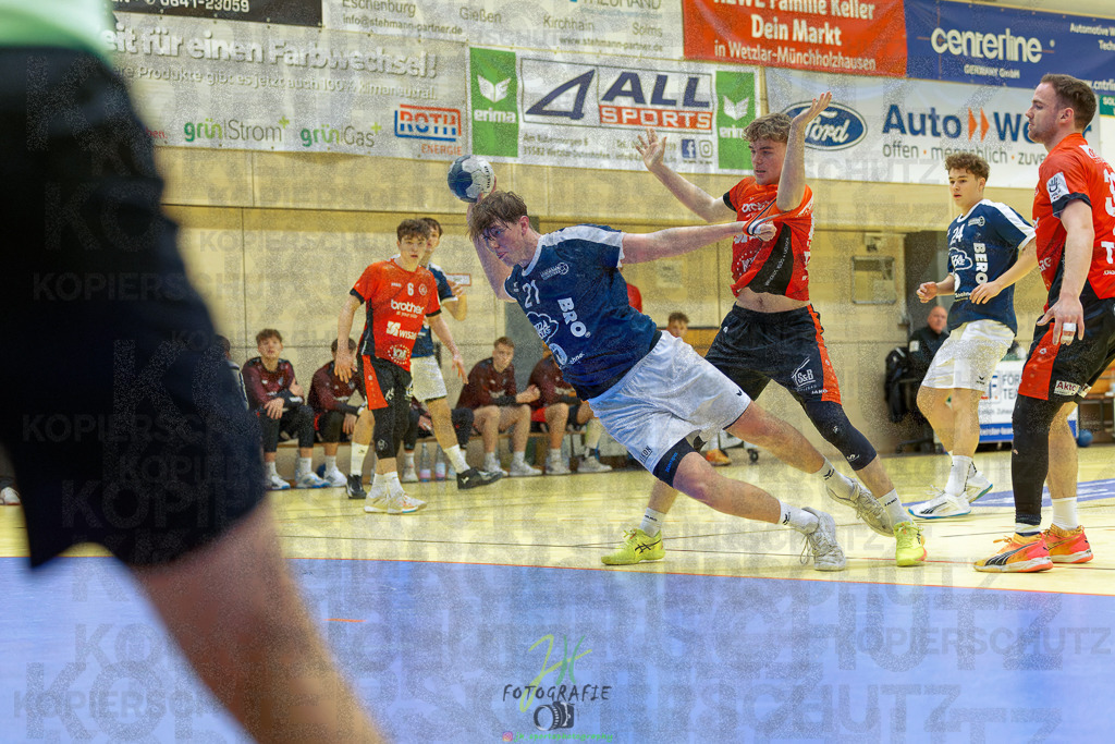 Jugendbundesliga A-Jugend; HSG Dutenhofen/Münchh. - HSG Rodgau Nieder-Roden | Jugendbundesliga A-Jugend; HSG Dutenhofen/Münchh. - HSG Rodgau Nieder-Roden am 07.12.2024 in Dutenhofen (Sporthalle Dutenhofen)Photo © 2024 - Jörg Heinrich - Realisiert mit Pictrs.com