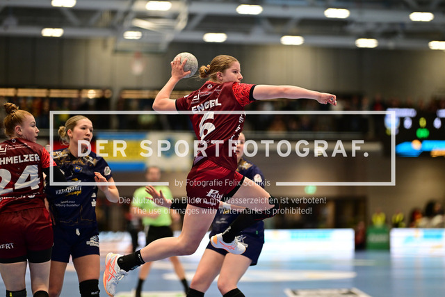 Handball I Frauen I Saison 2025-2026 I 1. HBF I 10. Spieltag I Buxtehuder SV - HSG Bensheim-Auerbach I 80050 | Nina Engel (6, HSG Bensheim/Auerbach) - Realisiert mit Pictrs.com