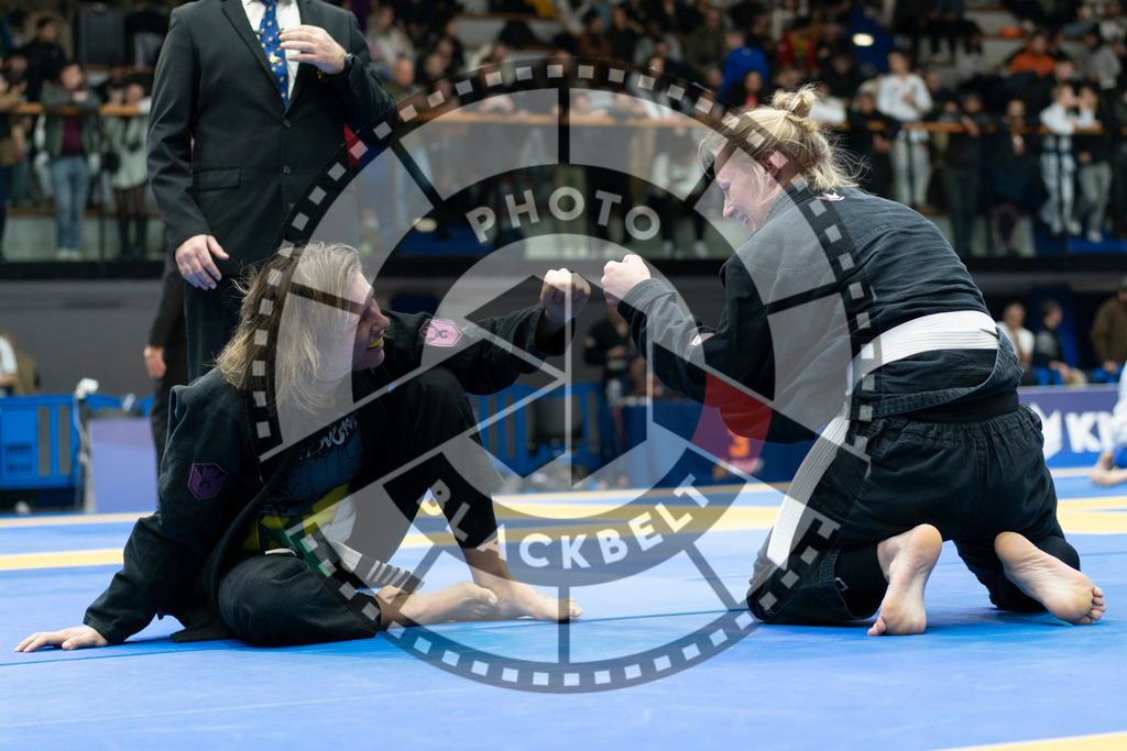 20240119PBB2687 | Fighters compete during the IBJJF European Championship in Paris, France, on January 19, 2024.